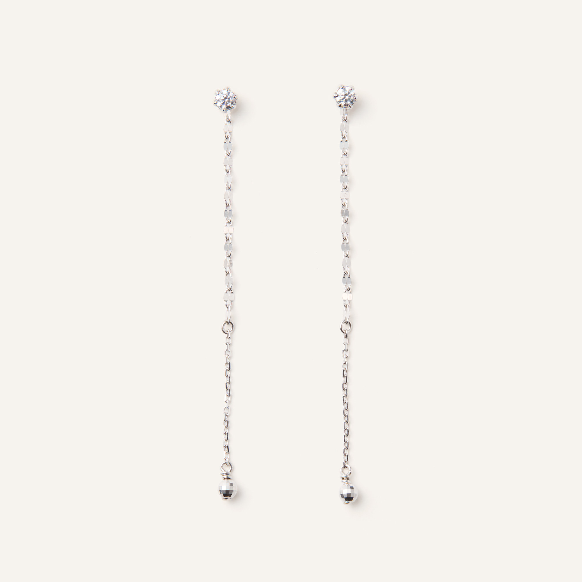 3WAY キュービックジルコニア ピアス