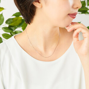 シルバー チェーンネックレス(GS6N008440SI)|ネックレス シルバー チェーンネックレス(GS6N008440SI)|ネックレス