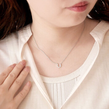 キュービックジルコニア ネックレス（GS6N027340CZ