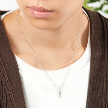 砂時計 ペアネックレス(Men's) （GS6N027948SI）｜ネックレス