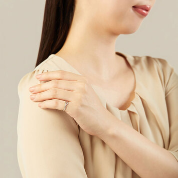 シルバー ベーシック ピンキーリング