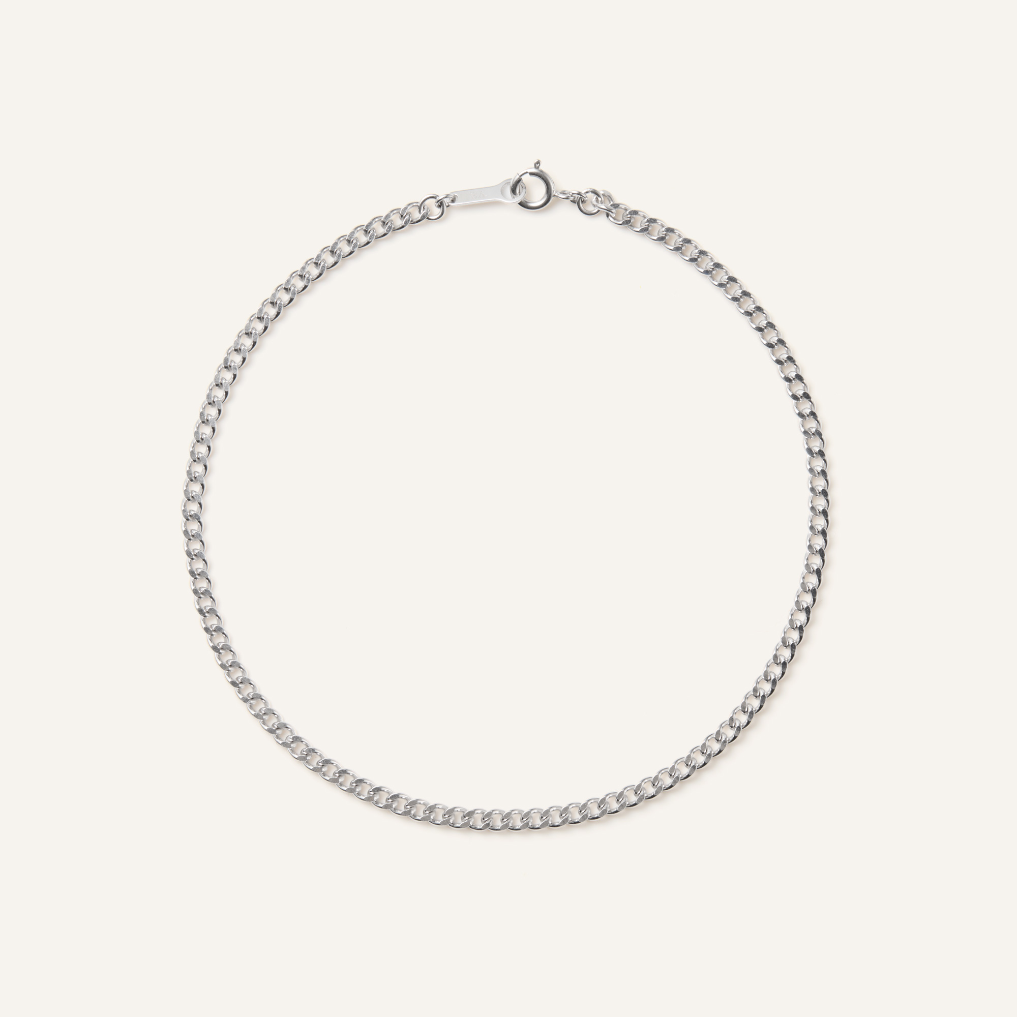 シンプル シルバー アンクレット　agate GS6U0007LSSI シルバー アンクレット｜アンクレット｜ヴイエー ヴァン