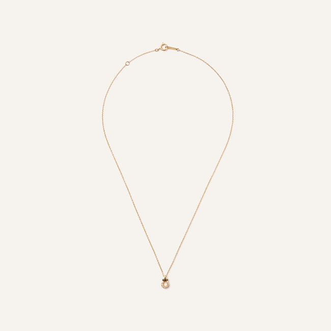 キュービックジルコニア ペアネックレス(Women's)