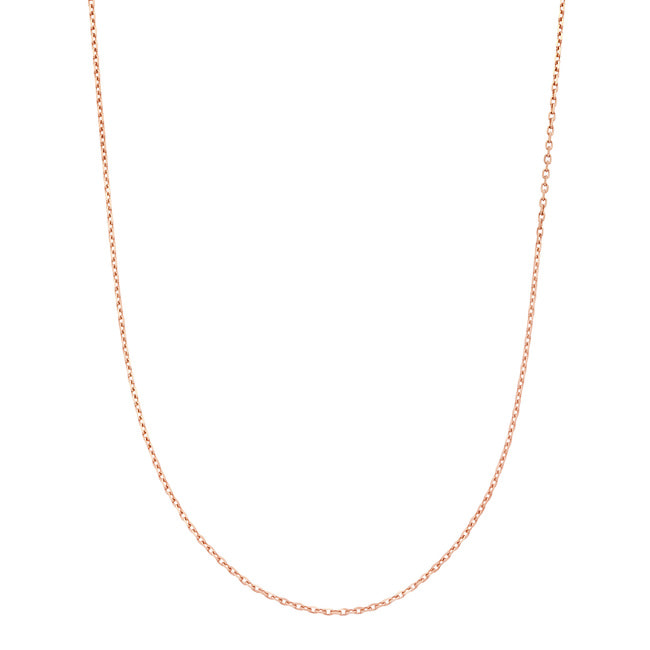 ピンクゴールドカラー チェーンネックレス