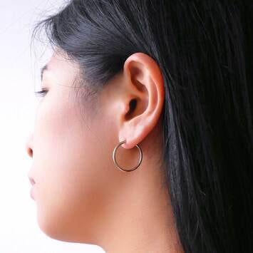 HGAA0002__PG K18フープピアス M｜ピアス｜エルエーエイチ（LAH