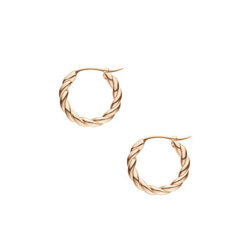 K18フープピアス