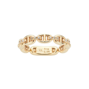 ポートチェーン・ダイヤモンド リング