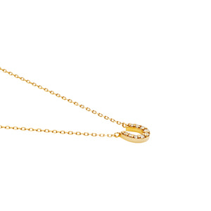 完売　L.A.H. BIT 馬蹄ネックレス　イエローゴールド HS8N001140CZ 馬蹄ネックレス｜ネックレス｜エルエーエイチ（LAH