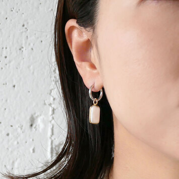 フープピアス S K18ポスト（HSSA0082__SI）｜ピアス｜エルエー