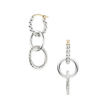 グラニュール・フープピアス K18ポスト