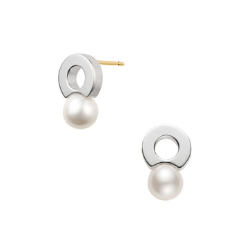 パール ピアス K18ポスト