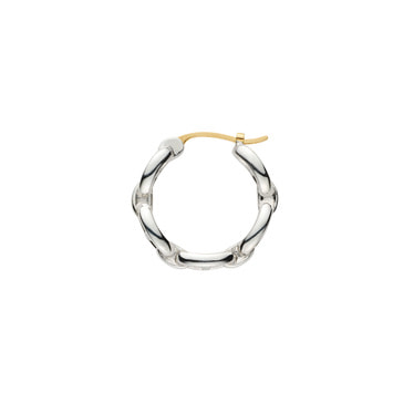 ★ゆ18金ポストシンプル 無地 シャープ silver925 フープピアス ☆ゆ18金ポストシンプル 無地 シャープ silver925 フープピアス