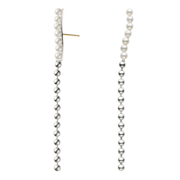 グラニュール・パール ピアス K18ポスト