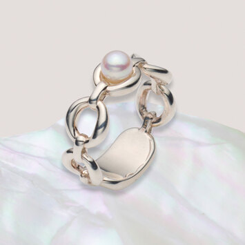 LAH ヴァンドーム青山シルバー ロンド・パール リングLAH 7号　l.a.h LAH シルバー ロンド・パール リング - メルカリ