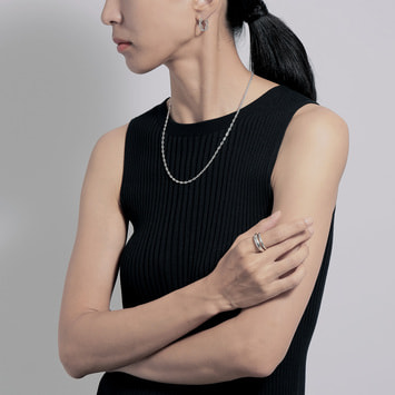 【超美品】 ヴァンドーム青山　LAH 925　アンカーチェーンネックレス 50 AGVN660950YG_999_0_20230809110