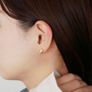 ヴァンドーム青山　フープピアス　片耳のみ K18 フープピアス(大）（ピアス（両耳用））｜VENDOME AOYAMA