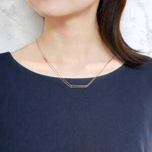 ヴァンドーム青山　Louver ネックレス KMRN010555PG Louver ネックレス｜ネックレス｜ヴァンドーム青山