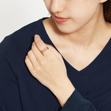 バンドーム青山　Louver リング「保証書あり」（建築家・デザイナーコラボ） バンドーム青山 Louver リング「保証書あり」（建築家