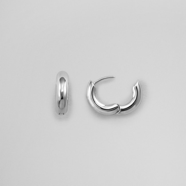 フープ_M キャッチレスピアス