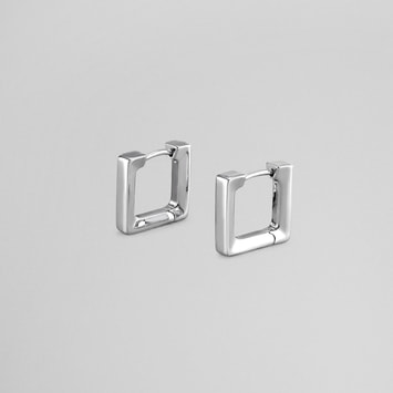 スクエア_キャッチレスピアス