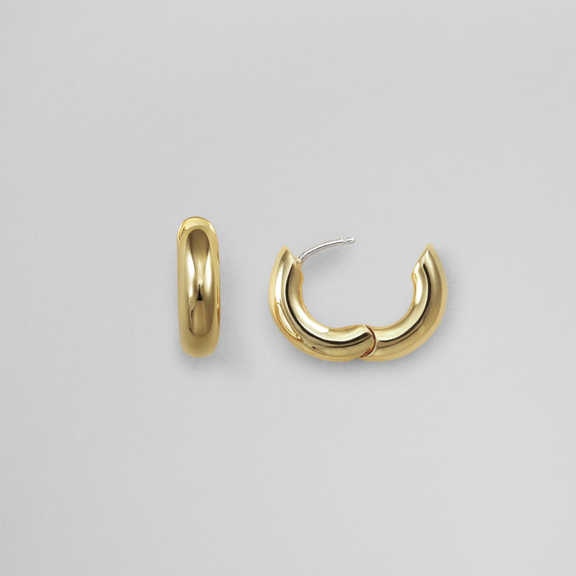 フープ_M キャッチレスピアス