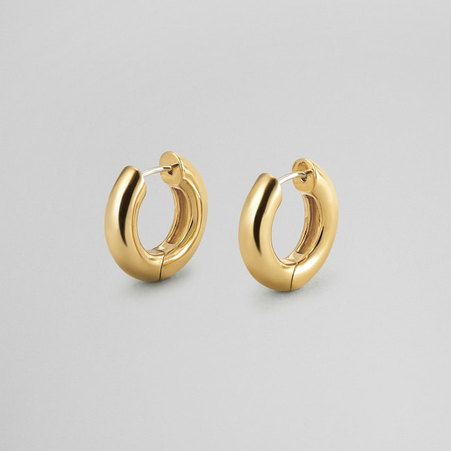 フープ_L キャッチレスピアス