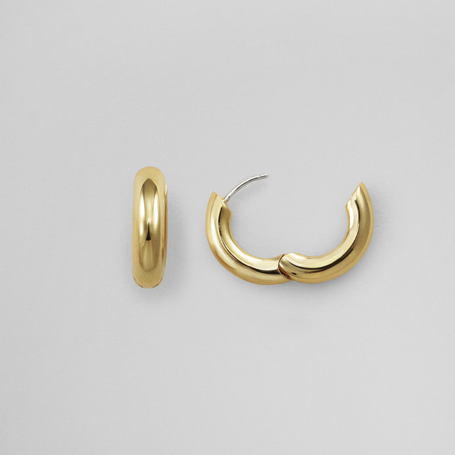 フープ_L キャッチレスピアス