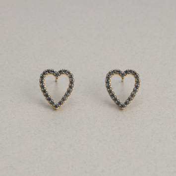 FINELINETATTOO_HEART ピアス