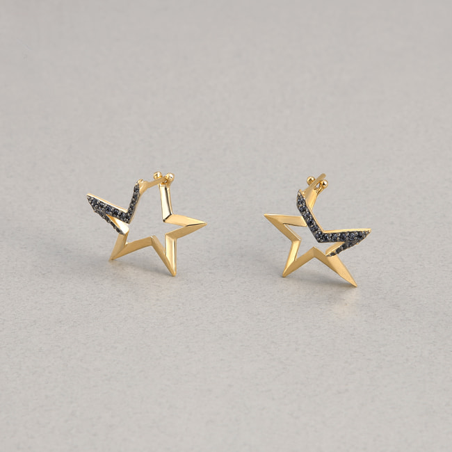 FINELINETATTOO_STAR_ピアス