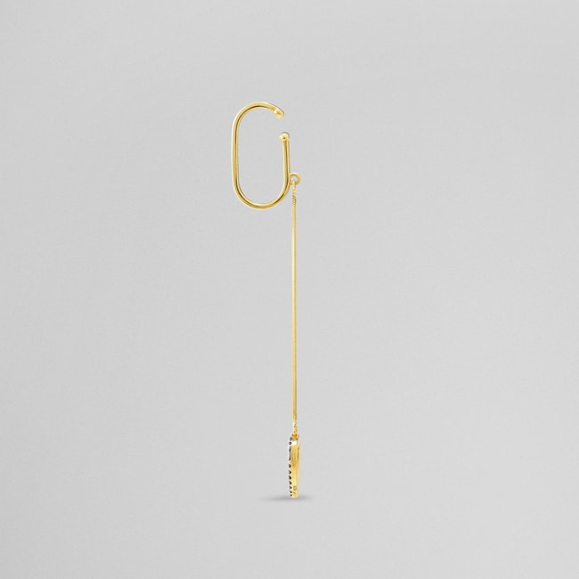 FINELINETATTOO_heart イヤーカフ