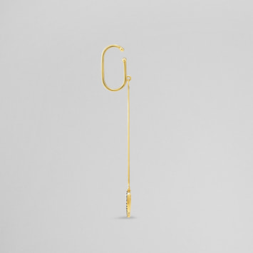 FINELINETATTOO_heart イヤーカフ