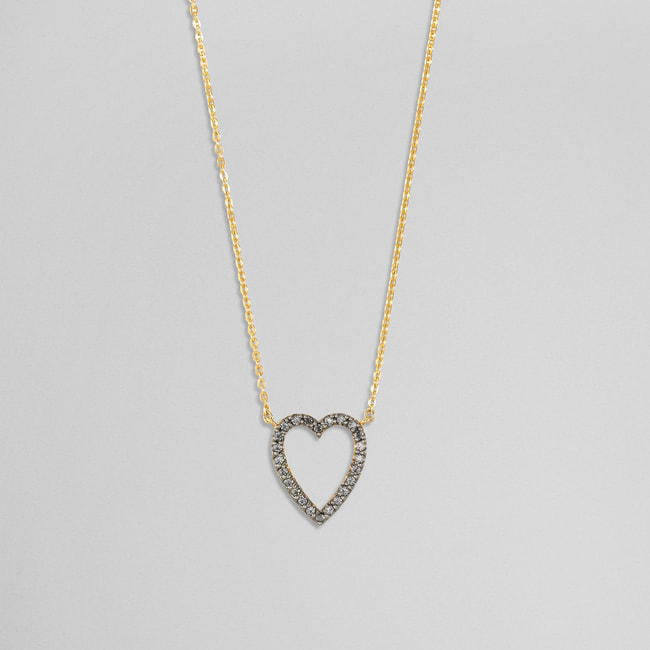 FINELINETATTOO_heart ネックレス