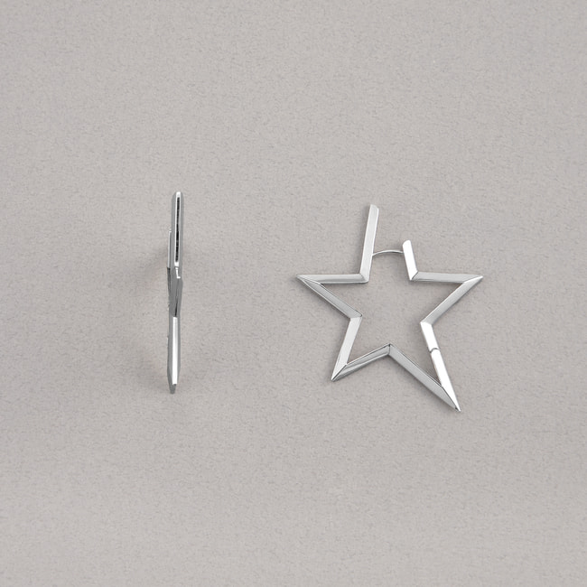 FINELINETATTOO_STAR_ピアス