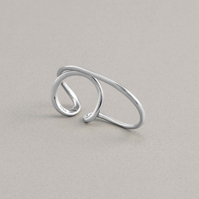 BODY_ダブル フィンガー リング