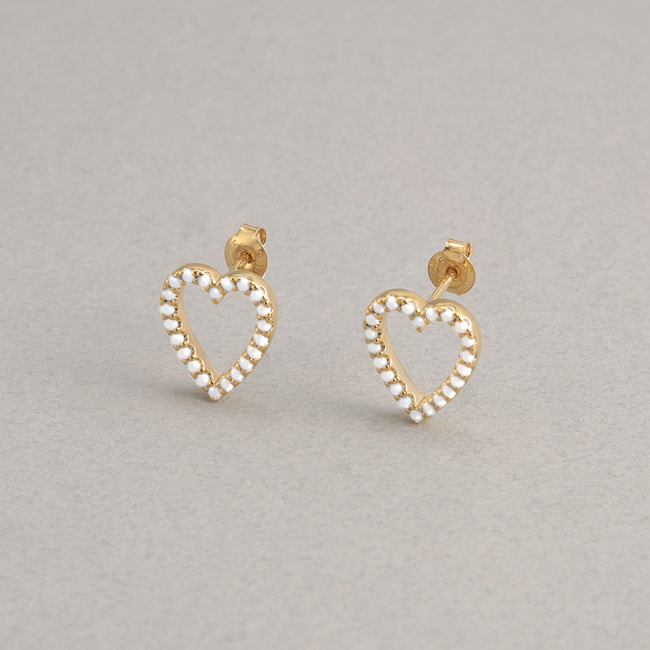 FINELINETATTOO_heart_ピアス