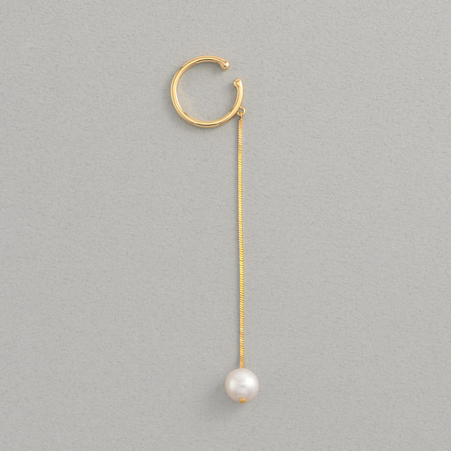 PEARL_チェーン イヤーカフ