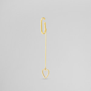 FINELINETATTOO_heart イヤーカフ