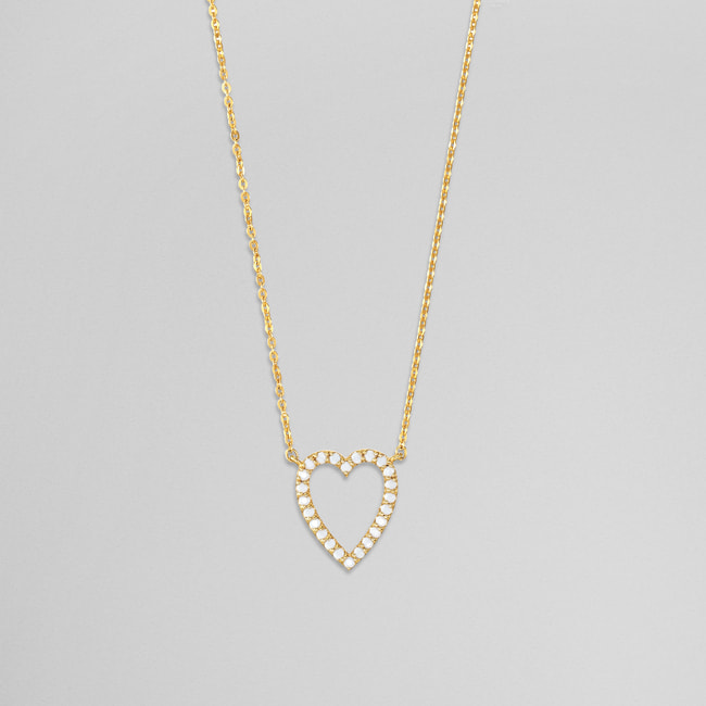 FINELINETATTOO_heart ネックレス