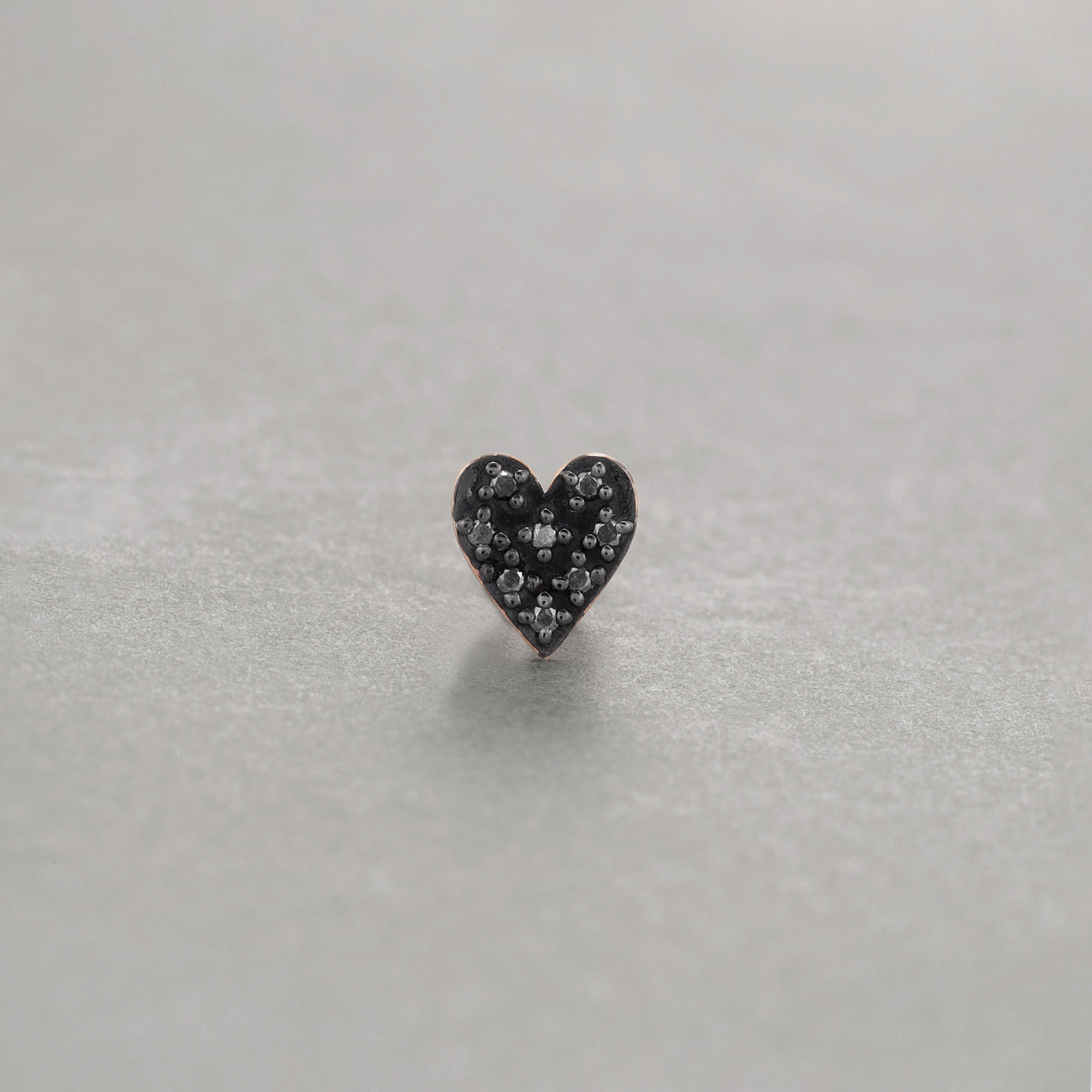 MICROTATTOO_K10 ブラックダイヤモンド リング BIG LOVE so black