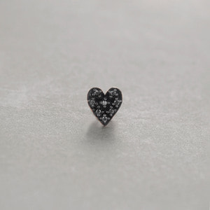 MICROTATTOO_K10 ブラックダイヤモンド リング BIG LOVE so black
