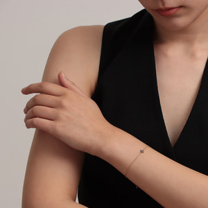 MICROTATTOO_K10ブラウンダイヤモンド ブレスレット_PLUS
