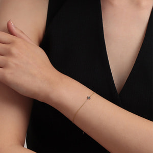 MICROTATTOO_K10ブラウンダイヤモンド ブレスレット_PLUS