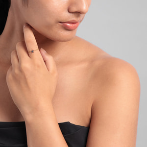 MICROTATTOO_K10ブラウンダイヤモンドリング_PLUS PT3R2424__DZ MICROTATTOO_K10ブラックダイヤモンド リング_