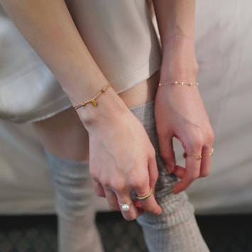 PTVB2525LSPF PLUSV _× YUKI collaboration ハート ブレスレット