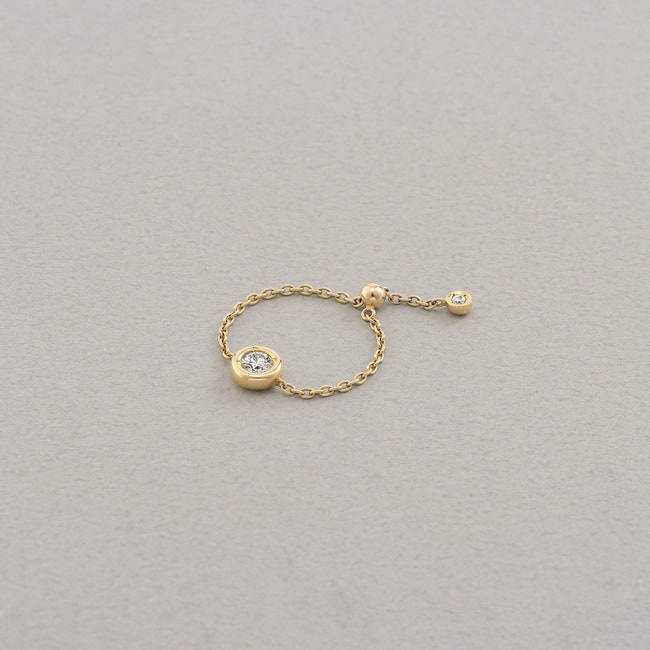 LAB_K10 モアッサナイト リング