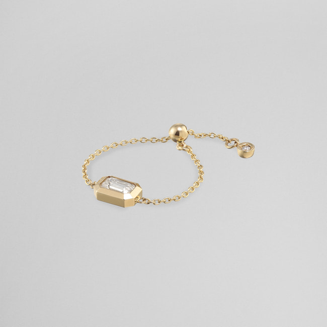 LAB_K10 モアッサナイト リング