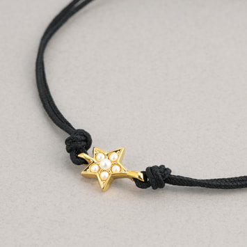 -認定NPO法人フローレンス-LOVEdonation コードブレスレット_Lucky Star