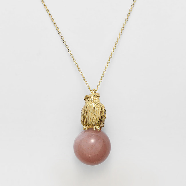 【旭山動物園応援企画】シマフクロウ ネックレス