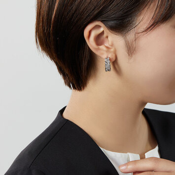 追加予約》LUV AJ ラヴエージェイ XL PAVE CHAIN LINK HOOP