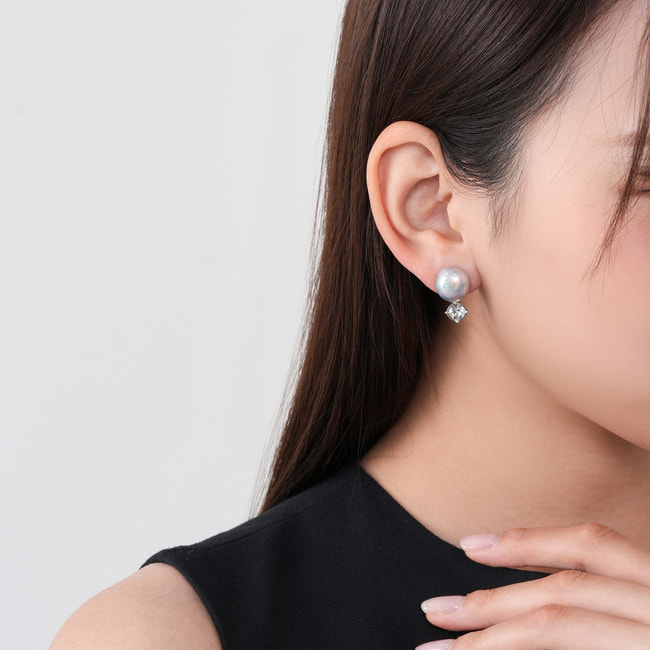 淡水パール ピアス